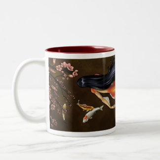 Caneca da sereia de Koi
