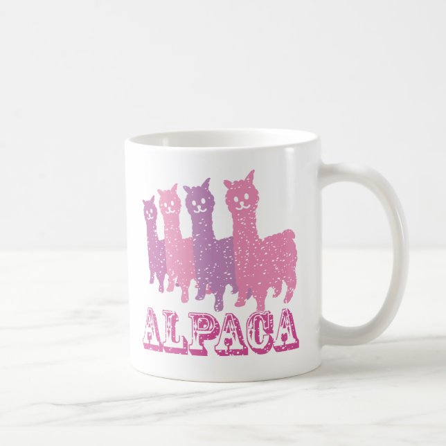 Caneca da silhueta 4 P da alpaca (Direita)