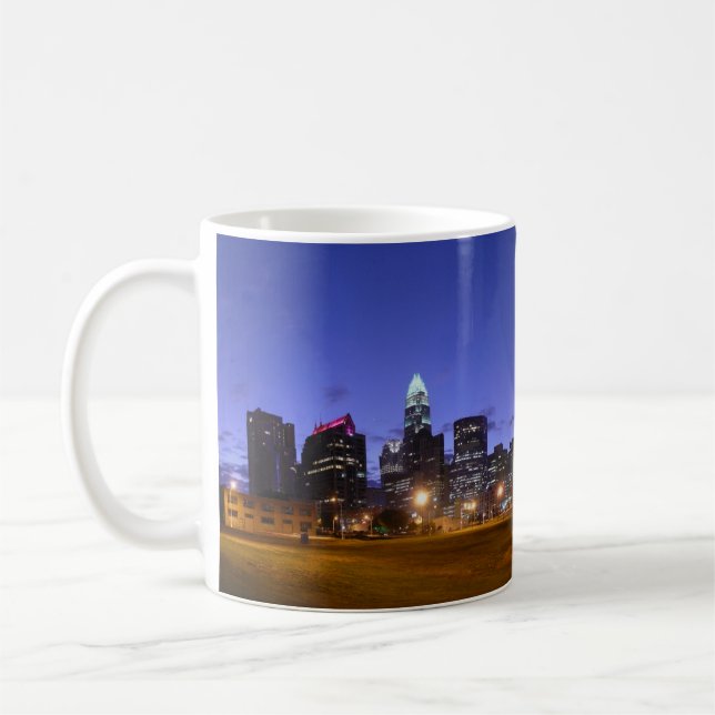 Caneca da skyline de Charlotte (Esquerda)