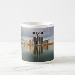 Caneca da skyline de Detroit