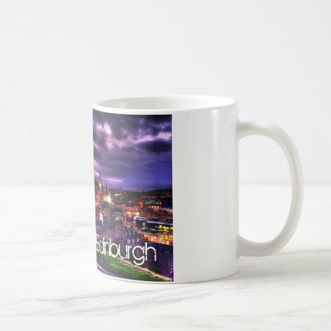 Caneca da skyline de Edimburgo (Direita)