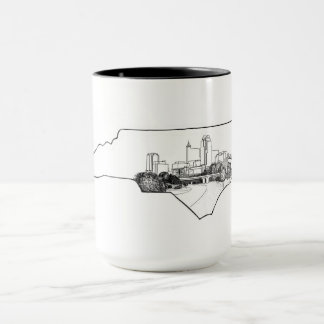 Caneca da skyline de Raleigh