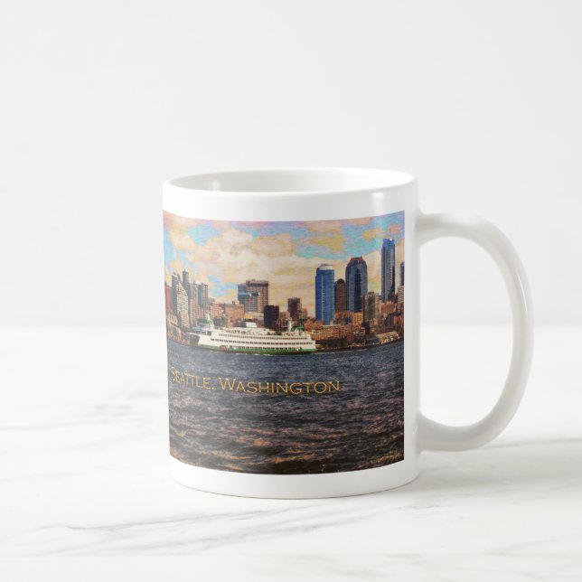Caneca da skyline de Seattle (Direita)