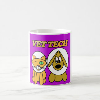 caneca da tecnologia do veterinário por
