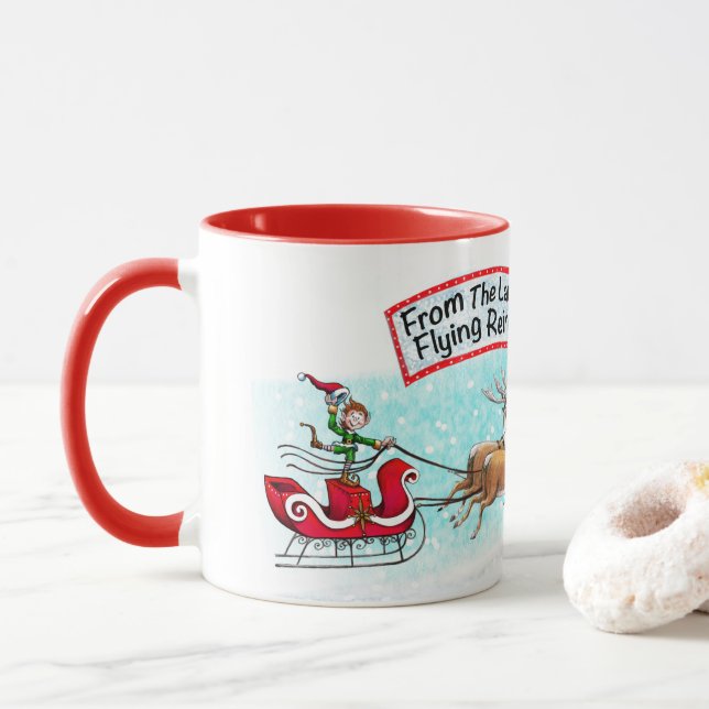 Caneca Da Terra Da Rebelde Voadora! (Com Donut)