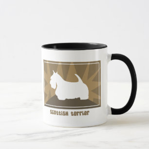 Caneca da terra de Terrier do Scottish