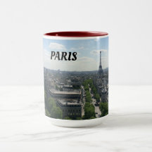 Caneca da Torre Eiffel de Paris