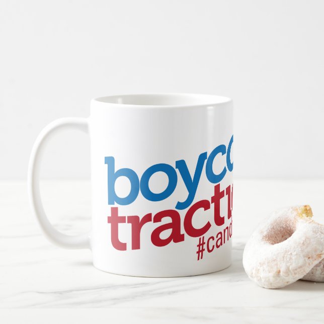 Caneca da tração do boicote (Com Donut)