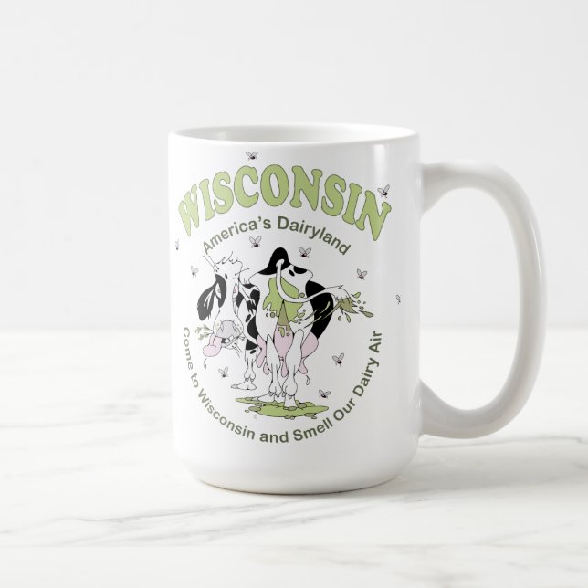 Caneca da vaca de leiteria de Wisconsin (Direita)