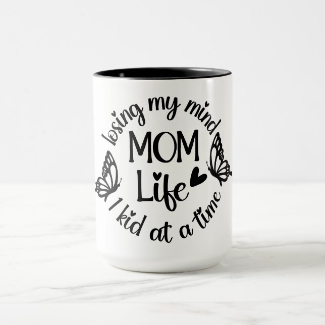 Caneca da Vida de MÃE Engraçada com Design de Borb (Centro)