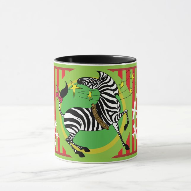 Caneca da zebra de 2018 feriados (Centro)