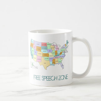 Caneca da zona da liberdade de expressão