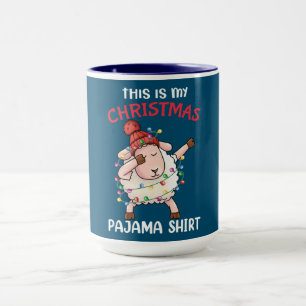 Caneca Dabbing Shea Este É Meu Natal Pajama Xmas
