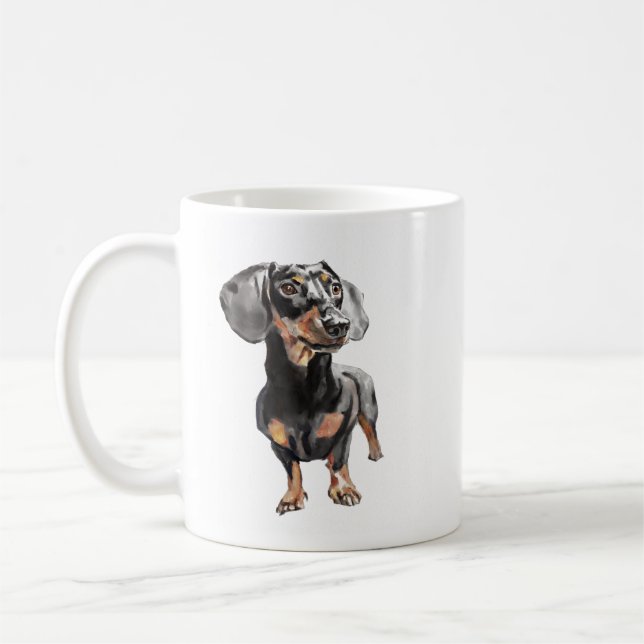 Caneca Dachshund – Caneca de Café de Cachorro Sals (Esquerda)