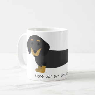 Caneca Dachshund-Longo Dia