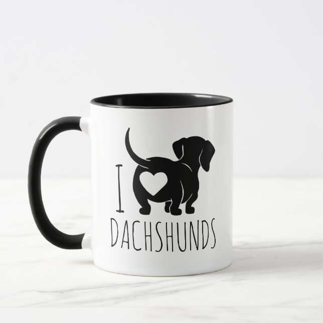 Caneca Dachshund Love Mug (Esquerda)