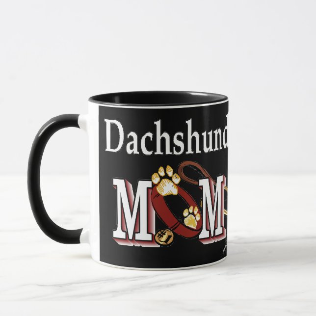 Caneca Dachshund Mãe Gifts (Esquerda)