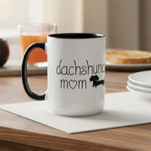 Dachshund Mamãe Mug para saltadores