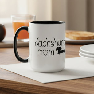Caneca Dachshund Mamãe Mug para saltadores