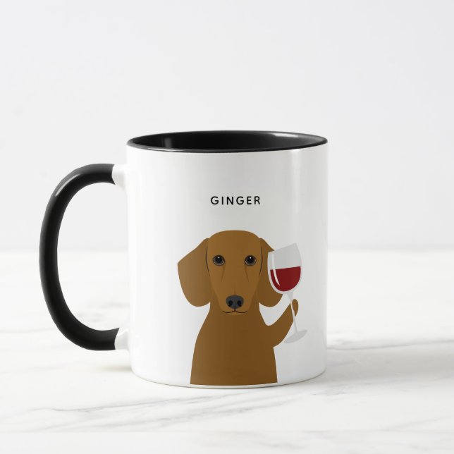 Caneca Dachshund Mugs (Esquerda)