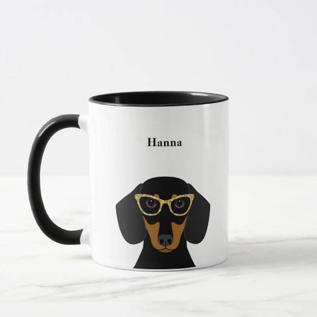 Caneca Dachshund Mugs (Esquerda)
