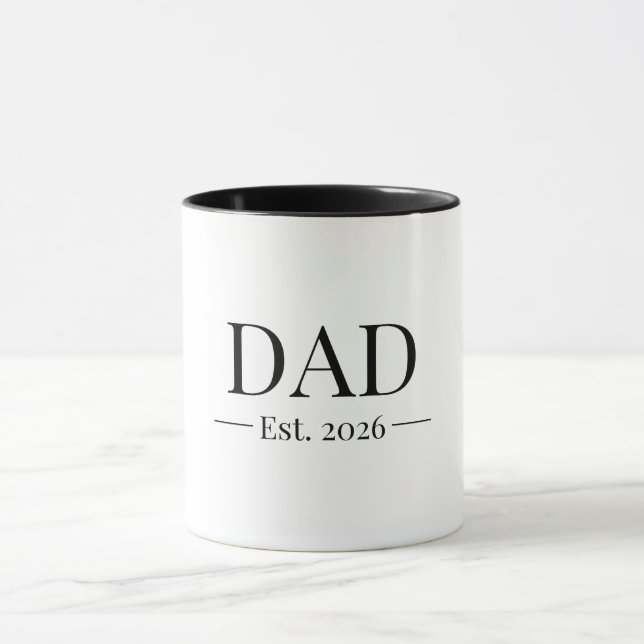 Caneca Dad Established 2026 (Centro)