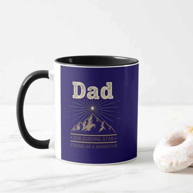 Caneca Dad Guiding Star Mountain (Com Donut)