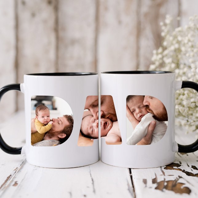 Caneca Dad Photo Mug (Criador carregado)