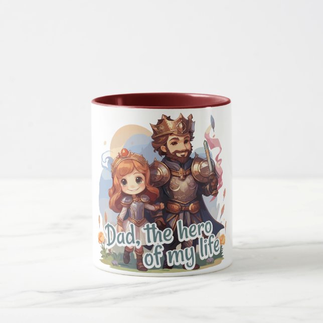 Caneca Dad, the hero of my life (Centro)