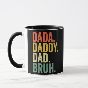 Caneca Dada Pai Pai Bruh Funny Dia de os pais Presente pa