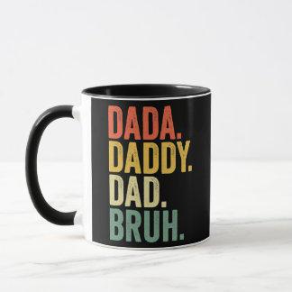 Caneca Dada Pai Pai Bruh Funny Dia de os pais Presente pa