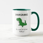 Caneca Dadasaurus Funny T-Rex<br><div class="desc">Engraçado dadassauro design</div>
