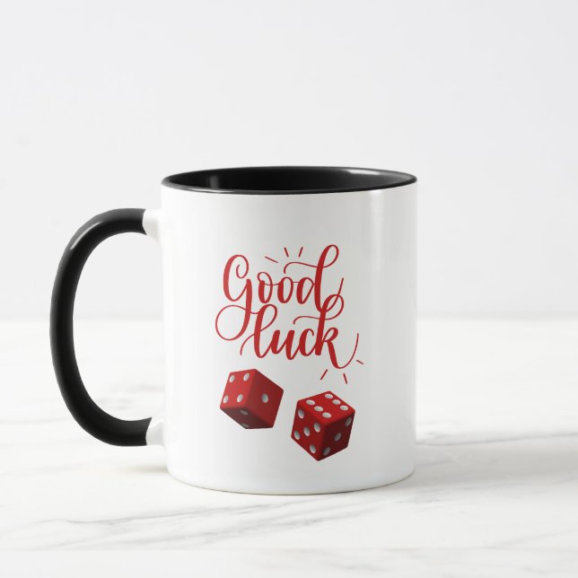 Caneca dados do dia de sorte (Esquerda)