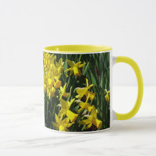 Caneca Daffodils Amarelos I Flores De Mola Cheery