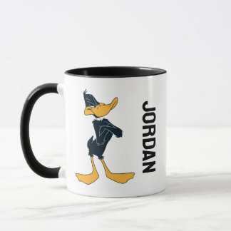 Caneca DAFFY DUCK™ com braços cruzados | Adicione seu nom