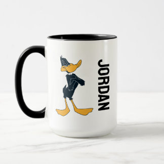 Caneca DAFFY DUCK™ com braços cruzados | Adicione seu nom