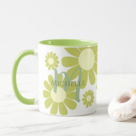 Caneca Daisy Green Monograma