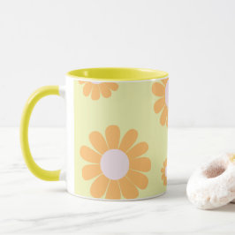 Caneca Daisy Green Orange