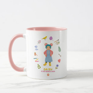 Caneca Daisy Motif