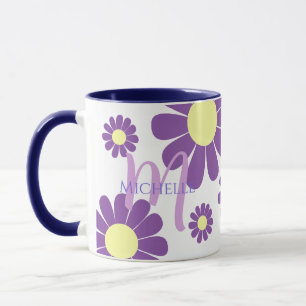 Caneca Daisy Purple Monographic Mug