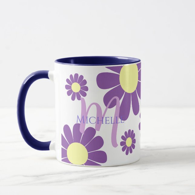 Caneca Daisy Purple Monographic Mug (Esquerda)