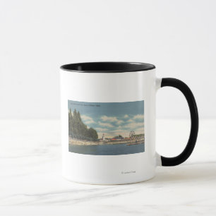 Caneca d'Alene de Coeur, identificação - vista da praia