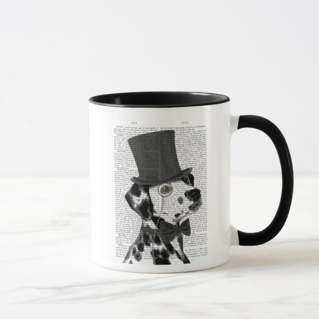 Caneca Dalmácia, Formal Hound e Chapéu (Direita)