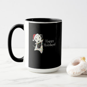 Caneca Dalmatian Christmas Dog Winter Animals Dogs