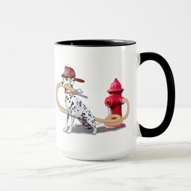 CANECA DALMATIAN DE COMBATE A INCÊNDIOS (Direita)