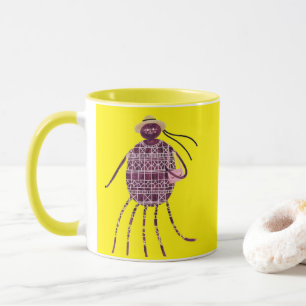 Caneca Dama Aranha Encantadora