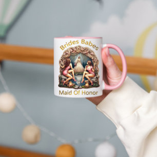 Caneca Dama de Honra Orgulho em um Tema de Festa de Noiva
