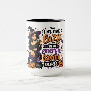Caneca Dama Engraçada Halloween