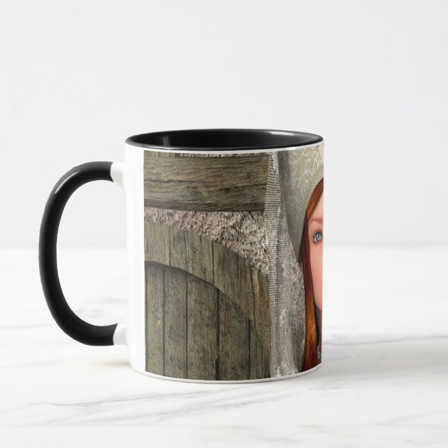 Caneca Dama Medieval  (Esquerda)