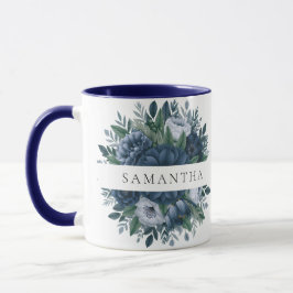 Caneca Dama personalizado de madrinha floral | presente p